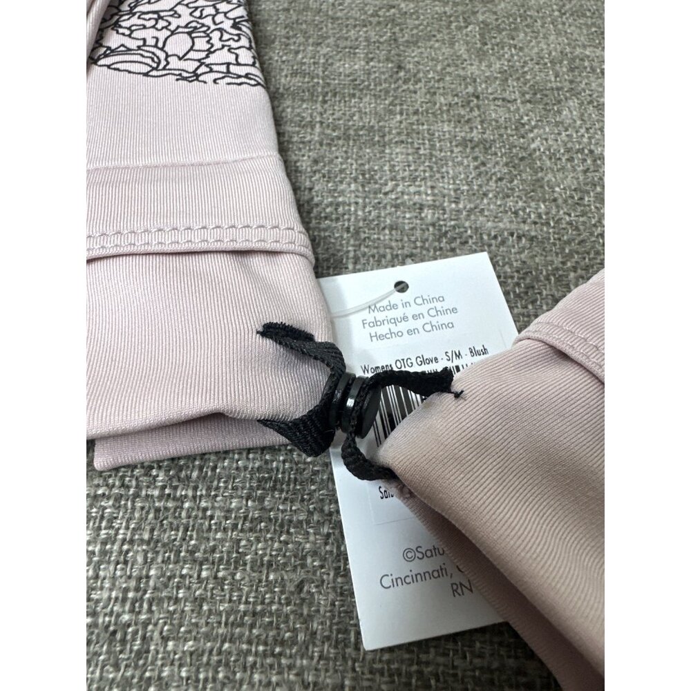 Womens OTG Gloves S/M Blush By Via SKL Style Touchscreen Compatible - Picture 4 of 7